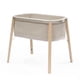 thumbnail image 1 of Cuna Stokke Snoozi de color beige arenoso con colchón firme para bebés de 0 a 9 meses, 1 of 6