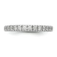 thumbnail image 4 of 14K White Gold Ring Band Wedding Diamond Round , Size 9, 4 of 7