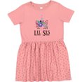 thumbnail image 3 of Inktastic Little Sister Unicorn Lil Sis Girls Toddler Dress, 3 of 5