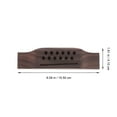 thumbnail image 2 of QUMIIRITY Guitar Saddle Acoustic Guitar Accessory Kit 1 Set Rosewood Sound Effect Improvement, 2 of 6