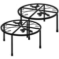 thumbnail image 1 of FUTUREORYY 2Ud Soporte Metálico Negro Para Bebedero De Gallinas Marco Duradero Para Gallineros, 1 of 8