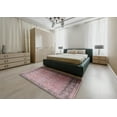 thumbnail image 5 of Ahgly Company Machine Washable Indoor Rectangle Industrial Modern Chestnut Brown Area Rugs, 7' x 10', 5 of 7