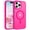 Pink, variant on for iPhone 14 Pro Max Case Super Magnetic [Compatible with MagSafe] TPU Protective Translucent Matte Smooth, phone case for iphone 14 Pro Max,Hot Pink