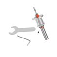 thumbnail image 1 of maskred Adjustable Woodworking Drill Bit Countersink Round Shank Steel for Precise Drilling 3.2mm 1Set, 1 of 6