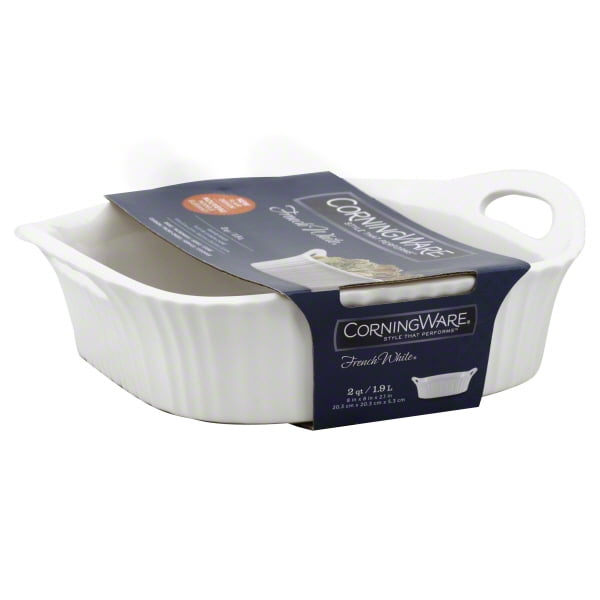 Corningware 8 X 8 French White III Square Baker Dish For Baking Se 