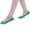 Green, variant on Women's Flats Foldable Ballet Flat Shoes Bowknot Ballerina Round Toe Comfortable Lightweight Slip on Casual Mary Jane Dress Shoes Gold 8.5
