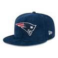 thumbnail image 3 of Men's New Era Navy New England Patriots Throwback Cord 59FIFTY Fitted Hat, 3 of 6