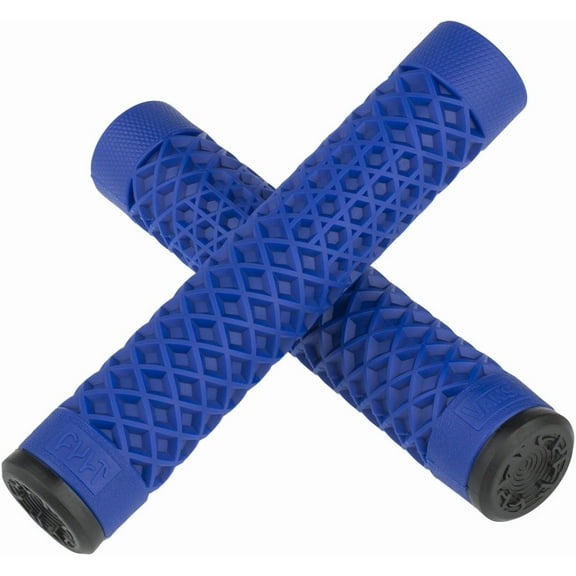 ODI Cult x Vans Flangeless Grips - Blue Vans Waffle Pattern Bicycle Grip