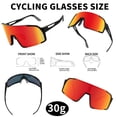 thumbnail image 3 of Gafas de Sol OULAIQI para Béisbol Hombre y Mujer Protección UV400, 3 of 7