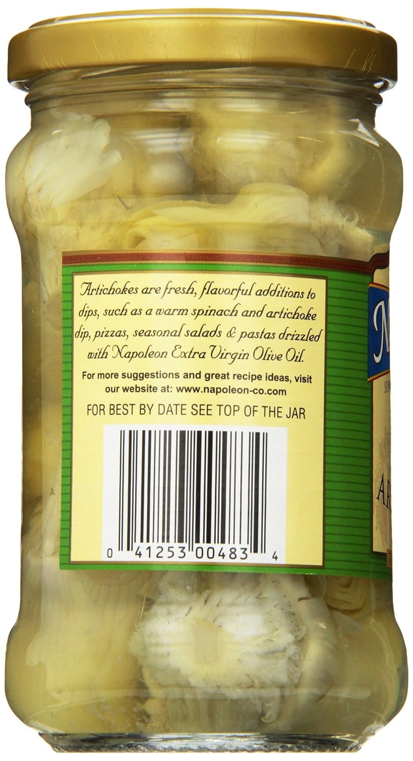 Pack of 12, Napoleon Napoleon Whole Artichoke Hearts, 9.9 oz