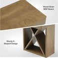 thumbnail image 6 of Tribesigns Farmhouse Wooden Dining Bench, 55" Long Entryway Bench, Indoor End of Bed Stool for Bedroom, Dining Room, 6 of 6