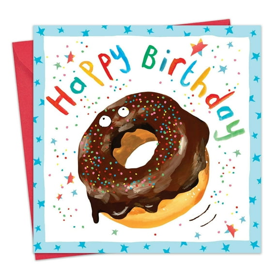 Twizler Happy Birthday Card for Boys Donut - Boys Birthday Greeting Card for Son Grandson Nephew