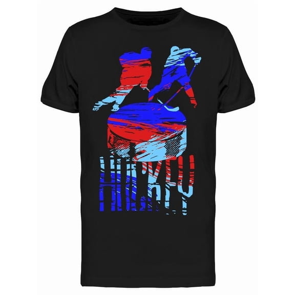 Hockey Grunge Art Tee Men's -Image by Shutterstock