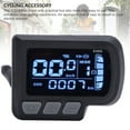 thumbnail image 4 of Electric Cycle LCD Display Panel, ABS Scooter LCD Display Panel Lightweight 6 Pin Connector  for Upgrading, 4 of 7