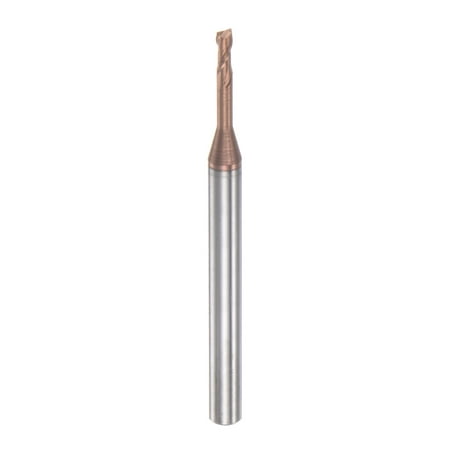 

Uxcell 4mm Shank 2mm x 12mm Titanium Coated Solid Carbide 2 Flutes Square End Mill Cutter