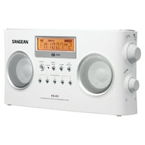 Sangean PR-D5 FM-Stereo/AM Portable Digital-Tuning Radio (White), PR-D5PT