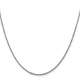 thumbnail image 2 of 10K White Gold Spiga Wheat Chain Styles Necklace 1.5 mm D/C 24 inch, 2 of 4