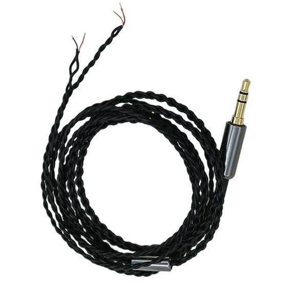 3.5mm to Speaker Wire Male Plug to Bare Wire Pigtail Repair Sound Cable for Speaker Headphone Earphone