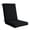 BLACK, variant on FKS LIFE Outdoor Seat Cushion Set, 20" x 22" x 4" Patio Furniture Chair Cushions Replacement for Sofa Couch 1 Set
