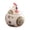 Green, variant on Ceramic Salt Cellar with Lid and Spoon, 13 OZ Large Chicken Salt Jar, Salt Holder for Counter, Coffee, Sugar, Spices and Candies, Salt Containers for Countertop ,Salt Well