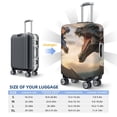 thumbnail image 4 of Kdxio Friendship Dragon Pattern Luggage Cover for Travel,Elastic and Durable,Fits 18-32 Inch,Anti-Scratch Suitcase Protector-No luggage included, 4 of 5