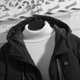 thumbnail image 5 of Sopiago Women's Heated Jackets Windproof Electric Insulated Coat with Hood Slim Fit Black,L, 5 of 7