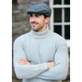 thumbnail image 5 of Mucros Weavers Adult Male Irish Wool Trinity Flat Cap- Green Plaid, Large, 5 of 5