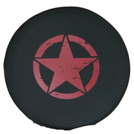 SpareCover Brawny Series - Jeep Star 32" Tire Cover Red