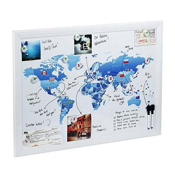 World Map Magnetic Whiteboard Maps To Draw Pin And Plan Your Travels World Walmart Com Walmart Com World Map Magnetic Whiteboard Maps To Draw Pin And Plan Your Travels World Walmart Com Walmart Com