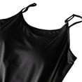 thumbnail image 4 of Women's Cotton Nightgowns & Sleepshirts Fashion Women Solid Color V Neck with Chest Cushion Short Nightgown Black Xxl, 4 of 4