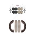 thumbnail image 1 of Transit Auto Front Ceramic Disc Brake Pads and Rear Drum Shoes Kit for Car 2000-2002 Toyota Tacoma with 6 Lug Wheels KNN-100292, 1 of 11
