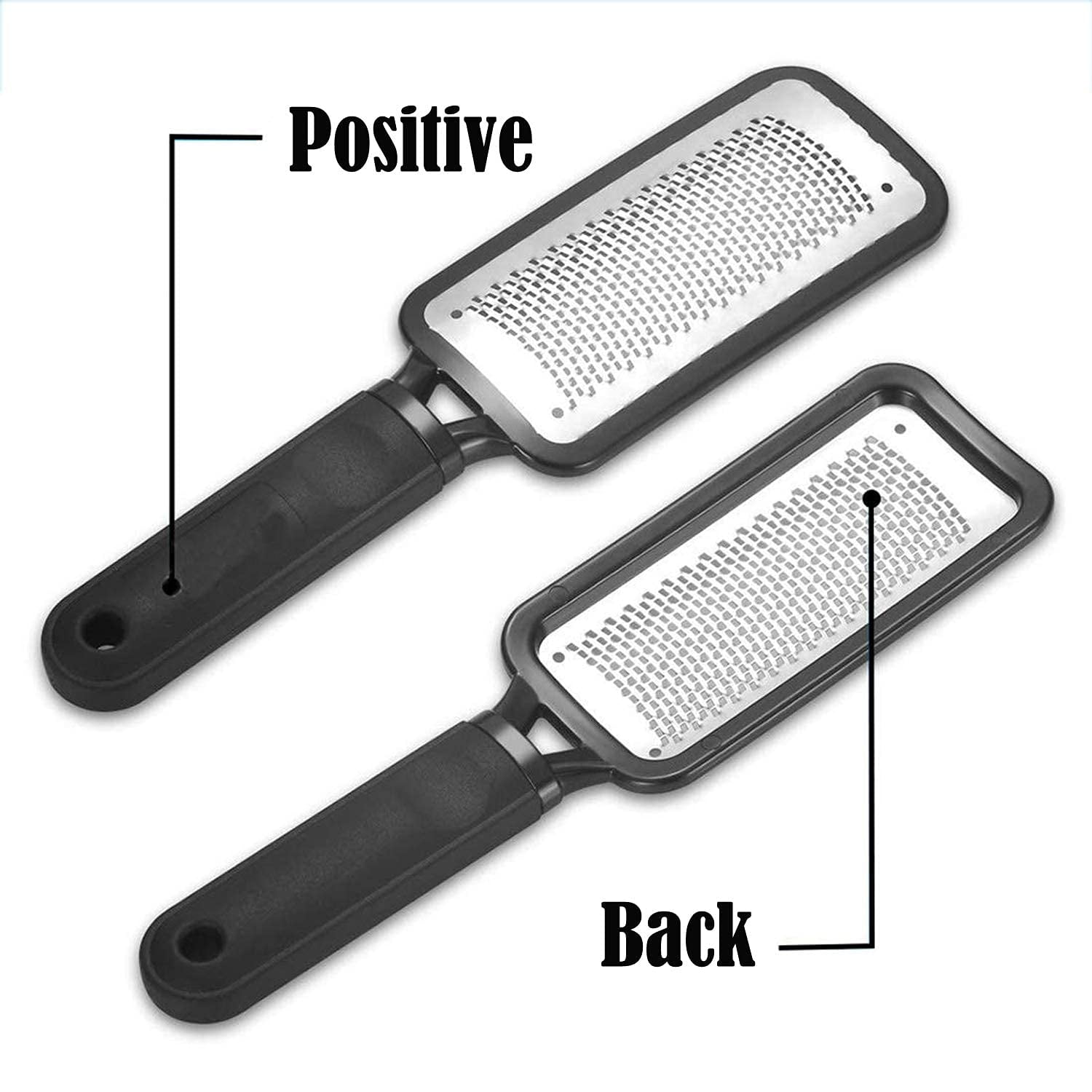 Foot Scraper Electric Dual Sided Foot Rasp & Callus Remover - Manual ...