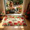 thumbnail image 7 of AuroraX Entrance Welcome Matt Outdoor Front Door Floral Holiday House Front Door Rugs for Outside Washable 16x24 Non Slip Welcome Mats for Inside Mothers Day Gifts for Mom, 7 of 7