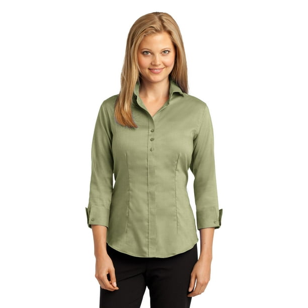 Red House Red House Ladies 3/4Sleeve Nailhead NonIron Shirt
