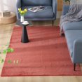 thumbnail image 3 of KASENTEX  Area Rug Contemporary Modern Soft Cozy Solid Colors 5' x 8' - Red, 3 of 5