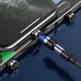 thumbnail image 3 of 5A QC3.0 Magnetic Micro USB Type-C Phone Fast Charging Cable Wire for Android, 3 of 8