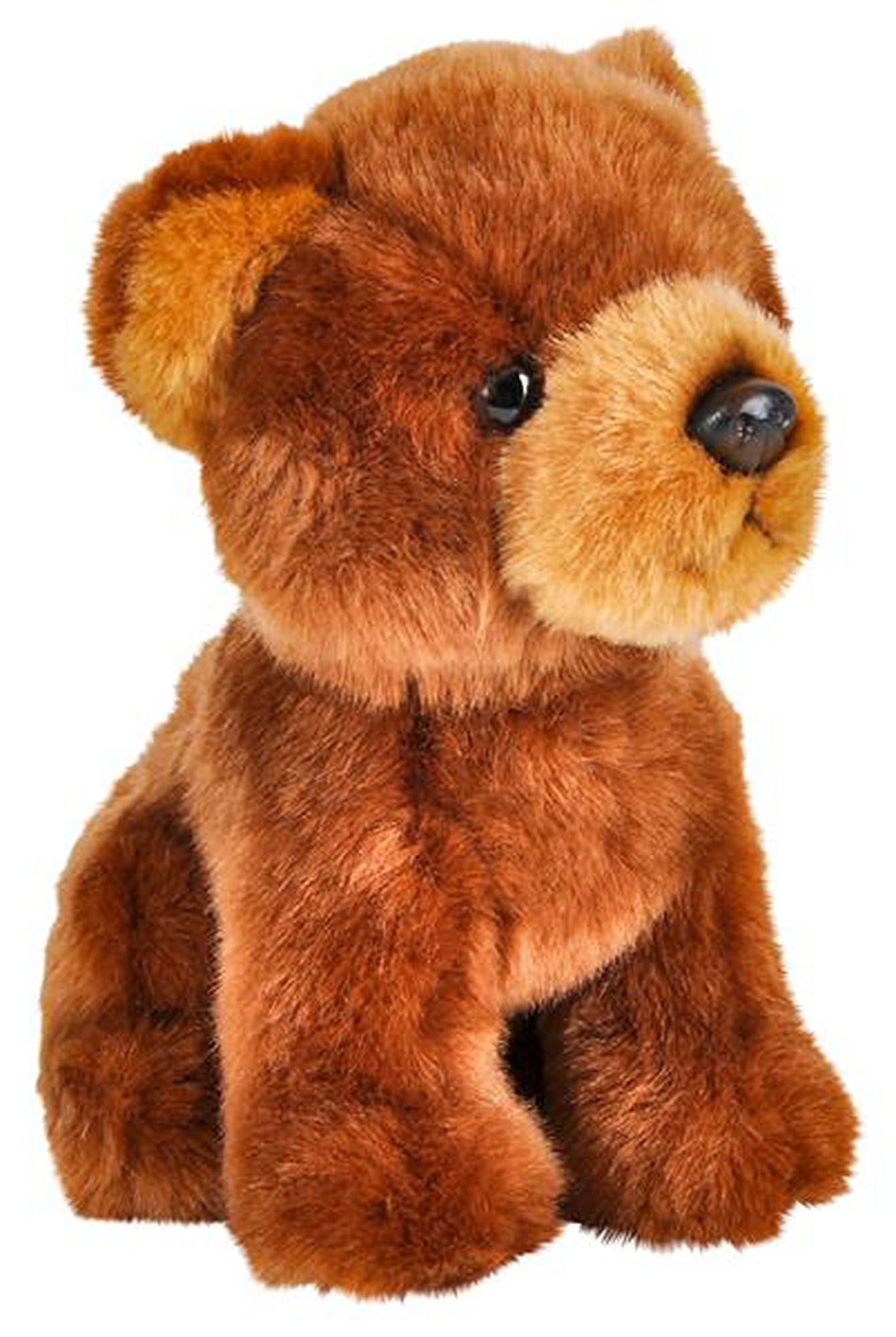 Wildlife Tree 7" Stuffed Grizzly Bear Plush Posed Animal Kingdom