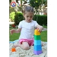 thumbnail image 2 of Jouet de Tasses Empilables pour Bébé - Ensemble de 2 Tours Colorées (5 Carrées, 5 Rondes) - Tasses Interactives Empilables - Tasses Durables pour Tout-Petits et Bébés pour Eau, Sable, Bain, Plage, 2 of 7