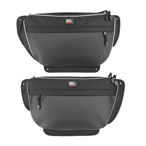 KEMIMOTO Door Storage Bags Compatible with Wolverine RMAX 2 1000, RMAX 4 1000, X2 1000, X2 850, X4 850, 3.5L 1680D Oxford Fabric