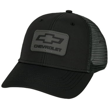 Hat - Chevrolet Chevy Logo Black and Grey Colorway Mesh Back Hat