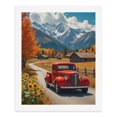 thumbnail image 5 of Paint by Numbers Kit for Adults, Red Vintage Truck Rural Scenic Bliss Paint by Numbers, Easy Paint by Numbers Kit for Adults Beginner, DIY Adult Paint by Number Kits on Canvas, 12x16in Home Decor, 5 of 7