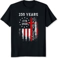 thumbnail image 2 of 100% Cotton American Flag 250 Years 1776 2026 T-Shirt, 2 of 5