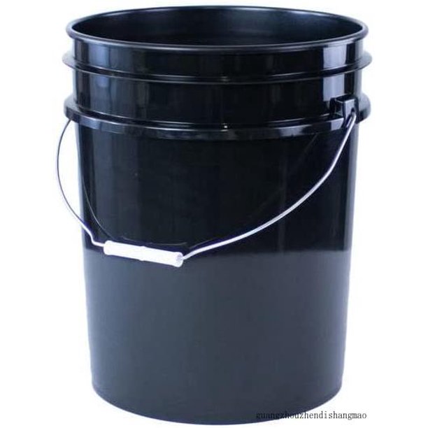 5 Gallon Plastic Bucket With Airtight Lid I Food Grade Bucket Black