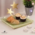 thumbnail image 3 of Radicaln Marble Serving Tray 10" inch Green Handmad Square Cafeteria Trays, Serving Dishes & Platter, 3 of 9