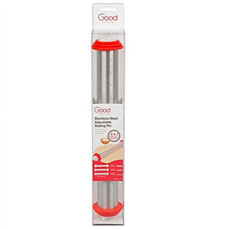 Stainless Steel Extra Large Pointed Rolling Pin – Precision