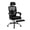 Black, variant on Spaco Swivel Office Chair, Retractable Footrest, Lumbar Support, Ergonomic, Blue