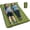 Green Grey-double, variant on Double Sleeping Pad, Extra Thick 6 Inch Sleeping Pad for Camping 2 Person with Built-in Pillow & Foot Pump Ultralight Compact Inflatable Camping Mat for Backpacking Hiking Travel Tent Camp Gear Gifts