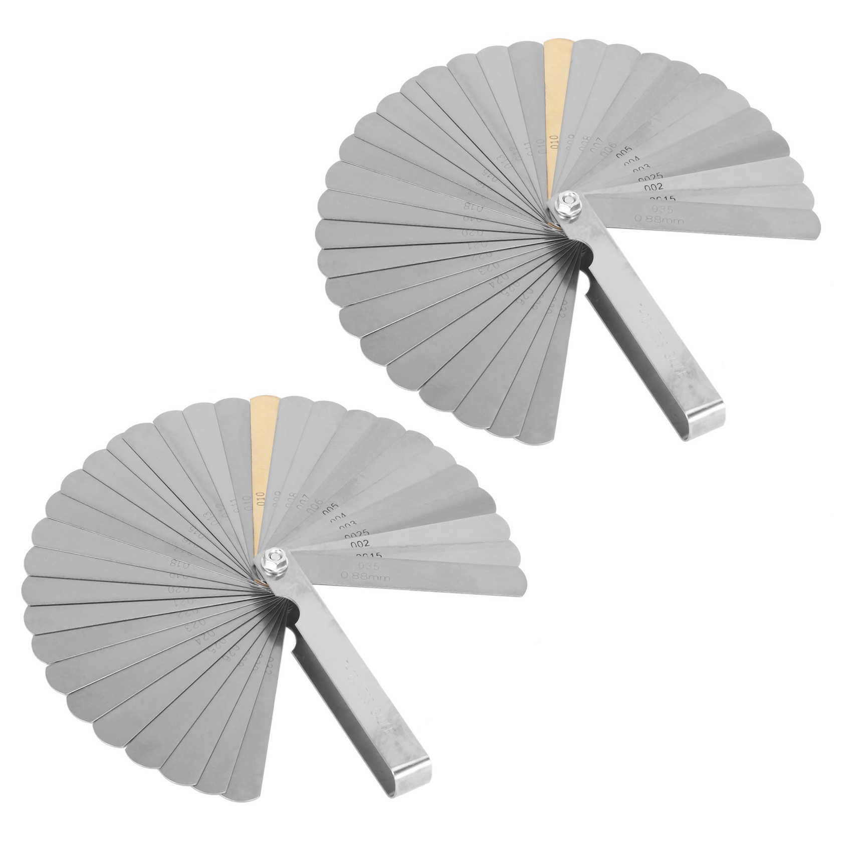 64x Distance Gauge Feeler Gauge Valve Teaching Feeler Gauge 0.040.88