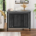 thumbnail image 4 of POAO 31.5" L Dog Crate Furniture for Dog, Heavy Duty Dog Crate for Small Dog(20-35 Pounds), Dog Kennel Furniture Indoor as TV Stand,Dark Grey, 4 of 6