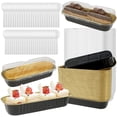 thumbnail image 1 of 150PCS Aluminum Loaf Pans 200ml Non-Stick Foil Baking Pans with Lids and Spoons Rectangular Foil Bread Container Portable Baking Cupcake Liners Muffin Baking Tins, 1 of 8